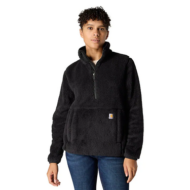 Carhartt Women's Loose Fit Fleece Pullover - 3 Warmest Rating (Black) Size S