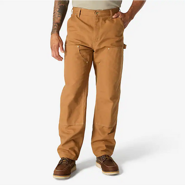 Carhartt Iconic B01 Firm Duck Double-Front Dungaree (Carhartt Brown) Size 36x36