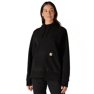 Carhartt Women's Carhartt Force® Oversized-Fit Fleece Hooded Sweatshirt (Black) Size 3XL