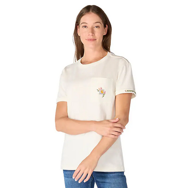 Carhartt Women's Dearborn Loose Floral T-Shirt (Eggshell) Size XXL
