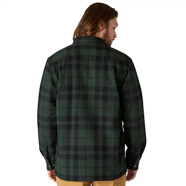 Carhartt Relaxed Fit Flannel Sherpa-Lined Shirt Jac (Forestry Green) Size 3XL