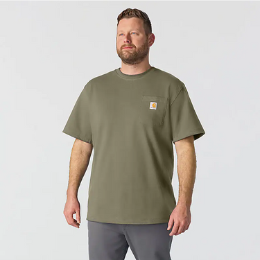 Carhartt Iconic K87 Pocket T-Shirt (Dusty Olive) Size XXLT