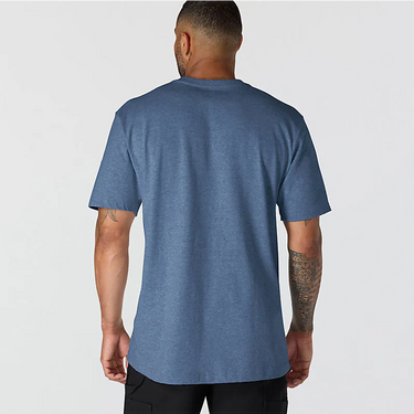 Carhartt Iconic K87 Pocket T-Shirt (Dark Tranquil Blue Heather) Size 3XLT