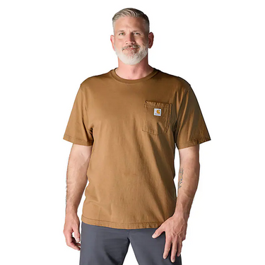 Carhartt Iconic K87 Pocket T-Shirt (Carhartt Brown) Size LT