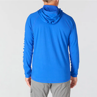 Carhartt Force Relaxed Logo Hoodie (Electric Indigo) Size S