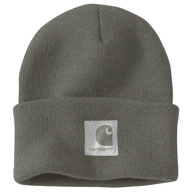 Carhartt Women's Lined Cuffed Beanie (Dusty Olive)