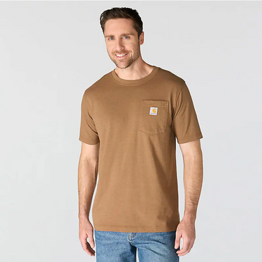 Carhartt Irvine Relaxed Outdoor T-Shirt (Red Duck Heather) Size S