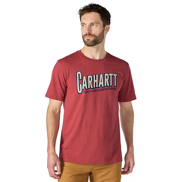 Carhartt Irvine Relaxed Generations T-Shirt (Amber Terrain Heather) Size S