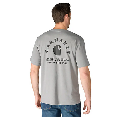 Carhartt Irvine Relaxed Work T-Shirt (Weather Ash Heather) Size M
