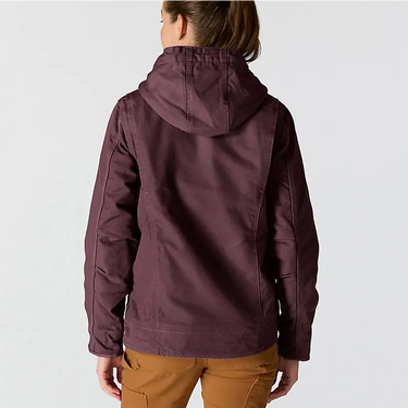 Carhartt Women's Iconic Washed Duck Sierra Jacket (Blackberry) Size S