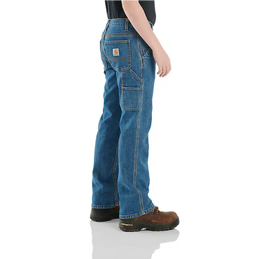 Carhartt Boy's Denim Dungaree Pant (Indigo) Size 7
