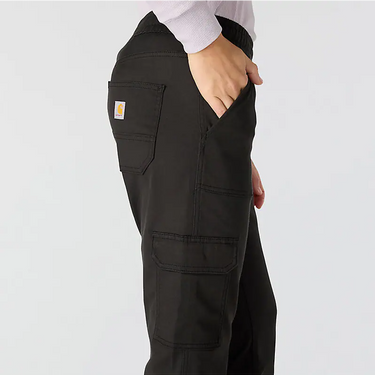 Carhartt Women's TENCEL™ Fiber Series Relaxed Fit Twill Jogger (Black) Size M