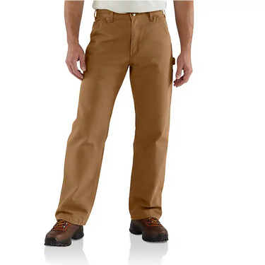 Carhartt Loose Straight Washed Duck Lined Dungaree (Carhartt Brown) Size 44x32