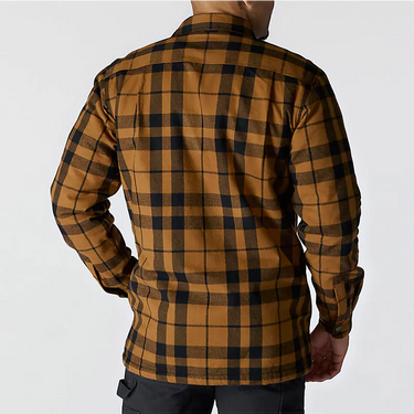 Carhartt Relaxed Fit Flannel Sherpa-Lined Shirt Jac (Carhartt Brown) Size XXL