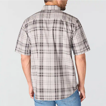 Carhartt Fort Loose Short Sleeve Plaid Shirt (Carhartt Grey) Size XXL