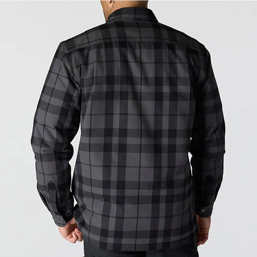 Carhartt Relaxed Fit Flannel Sherpa-Lined Shirt Jac (Shadow) Size L