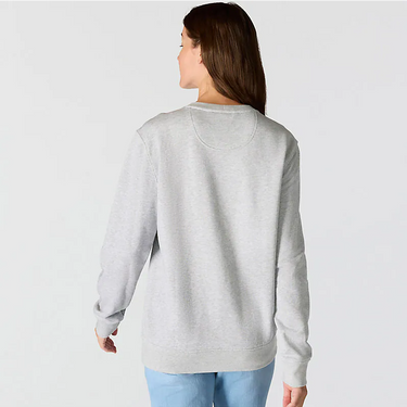 Carhartt Women's TENCEL™ Fiber Series Relaxed Fit French Terry Crewneck Sweatshirt (Heather Grey) Size S