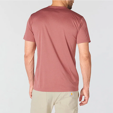 Carhartt Force Sun Defender™ Relaxed Logo T-Shirt (Amber Terrain Heather) Size XXL