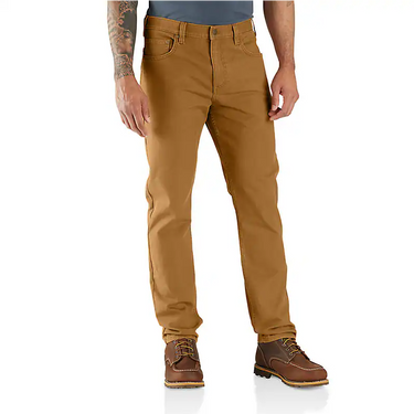 Carhartt Slim Tapered Rugged Flex® Duck Pant (Carhartt Brown) Size 42x30