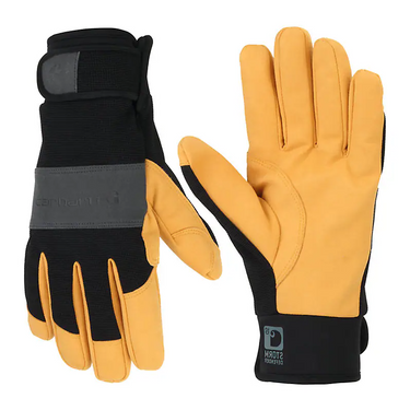 Carhartt Waterproof Breathable High Dexterity Glove (Black Barley) Size XL
