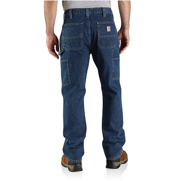 Carhartt Loose Straight Double-Front Denim Dungaree (Canal) Size 38x32