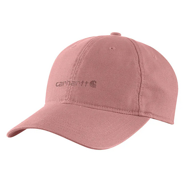 Carhartt Women's Canvas Embroidered Graphic Cap (Rose Tint)