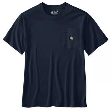 Carhartt Relaxed Fit Lightweight Camo Logo Pocket Graphic T-Shirt (Navy) Size XXL