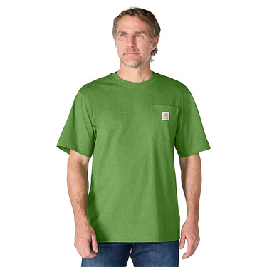 Carhartt Iconic K87 Pocket T-Shirt (Harvest Sage Heather) Size XL