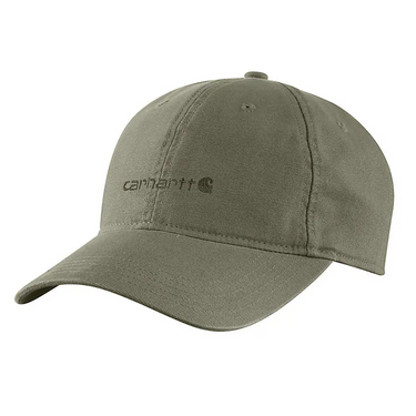 Carhartt Women's Canvas Embroidered Graphic Cap (Dusty Olive)