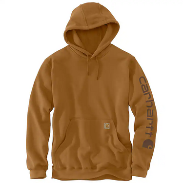 Carhartt Re-Engineered Relaxed Fit Midweight Garment Dyed French Terry Graphic Sweatshirt (Carhartt Brown) Size 3XL