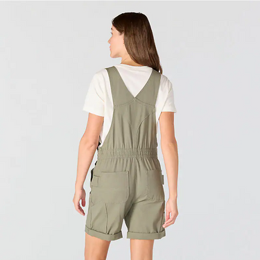 Carhartt Women's Force Ripstop Shortall (Dusty Olive) Size M