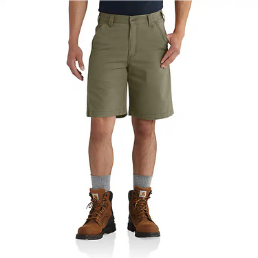 Carhartt Rugged Flex® Relaxed Fit Canvas Work Short (Burnt Olive) Size 31