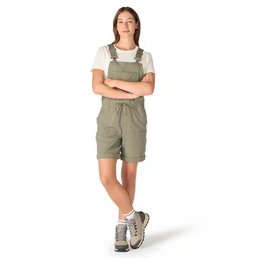 Carhartt Women's Force Ripstop Shortall (Dusty Olive) Size M