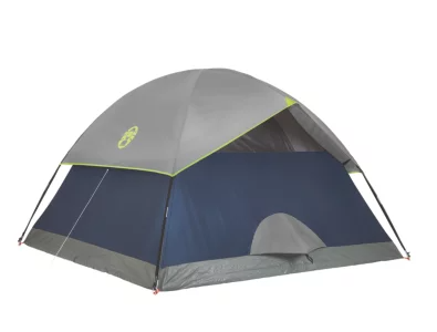 Coleman Sundome 3-Person Camping Tent | Navy/Gray