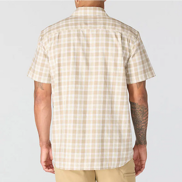 Carhartt Bozeman Relaxed Short Sleeve Plaid Shirt (Cobblestone) Size L