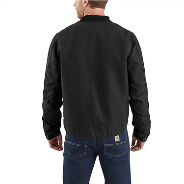 Carhartt Men's Blanket-Lined Detroit Jacket - Relaxed Fit - Duck (Black) Size 3XLT