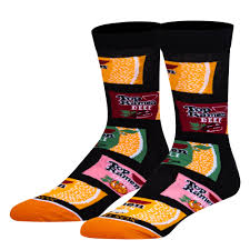 Odd Sox Top Ramen Flavors Men's Crew Socks Size L