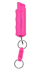 Load image into Gallery viewer, SABRE 3 in 1 Key Case Pepper Spray w/ Quick Release Key Ring - Pink
