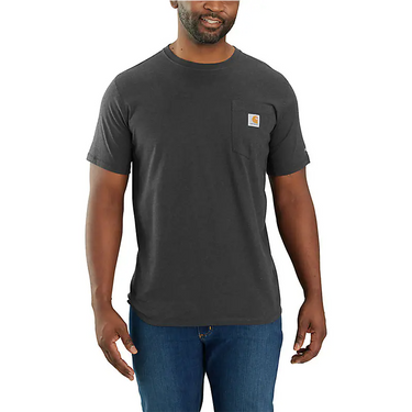 Carhartt Force® Relaxed Fit Short-Sleeve Pocket T-Shirt (Carbon Heather) Size XL