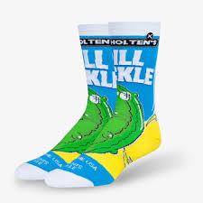 Odd Sox Van Holten's Dill Pickle Men's Crew Socks Size L
