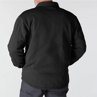 Carhartt Rain Defender® Loose Fit Heavyweight Quilted Snap Front Shirt Jac (Black) Size M