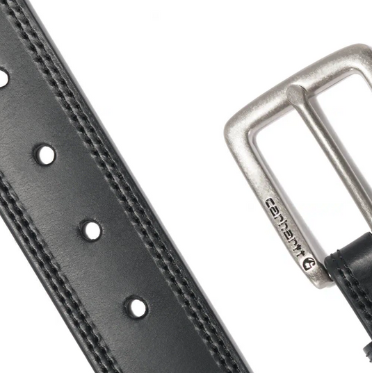 Carhartt 44 Engraved Leather Buckle Belt - Black