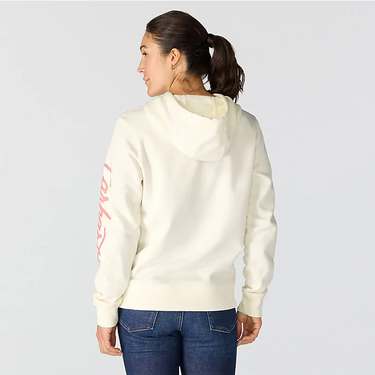 Carhartt Women's Sawyer Script Logo Sweatshirt (Eggshell) Size L