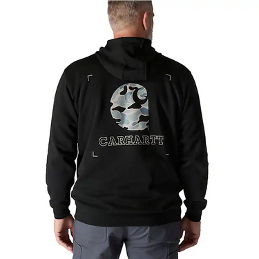 Carhartt Loose Fit Midweight Camo Graphic Sweatshirt (Black) Size L