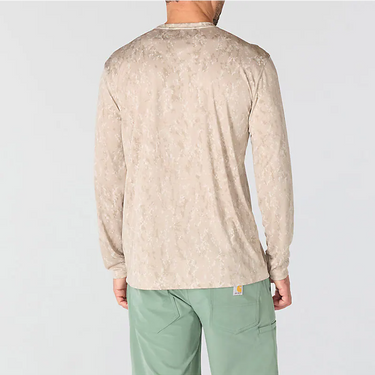 Carhartt Force Sun Defender™ Relaxed Print LS T-Shirt (Cobblestone Terrain Camo) Size XL