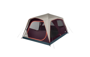 coleman 10 person instant tent Coleman Skylodge™ 10-Person Instant Camping Tent, Blackberry