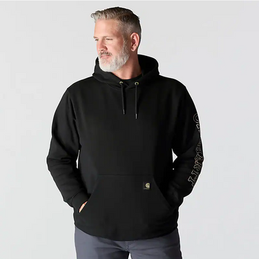 Carhartt Loose Fit Midweight Camo Graphic Sweatshirt (Black) Size L