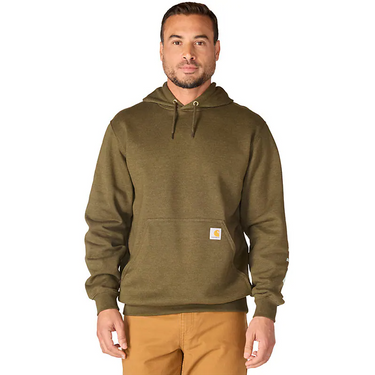 Carhartt Iconic K288 Logo Sweatshirt (Burnished Logs Heather) Size L