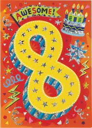 Birthday Card: 8 Years Old