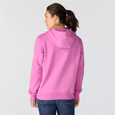 Carhartt Women's Sawyer Script Logo Sweatshirt (Electric Fuchsia) Size L